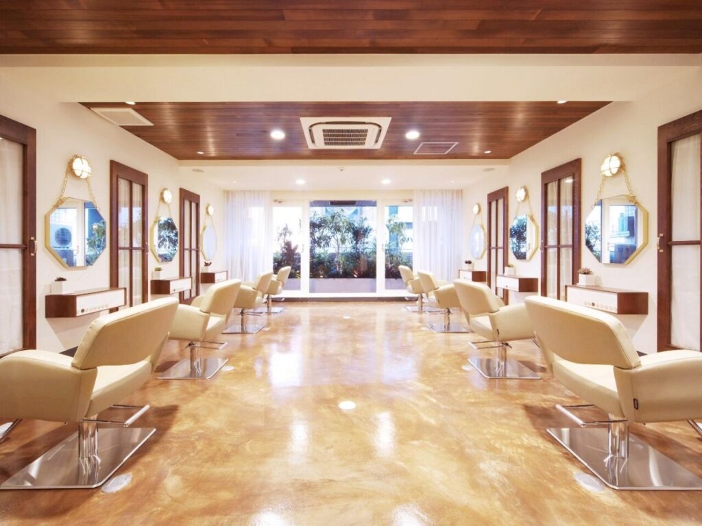 髪質改善サロンプリルの店内写真
