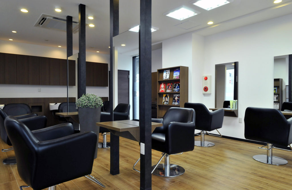 hair salon for Men idea の店内写真