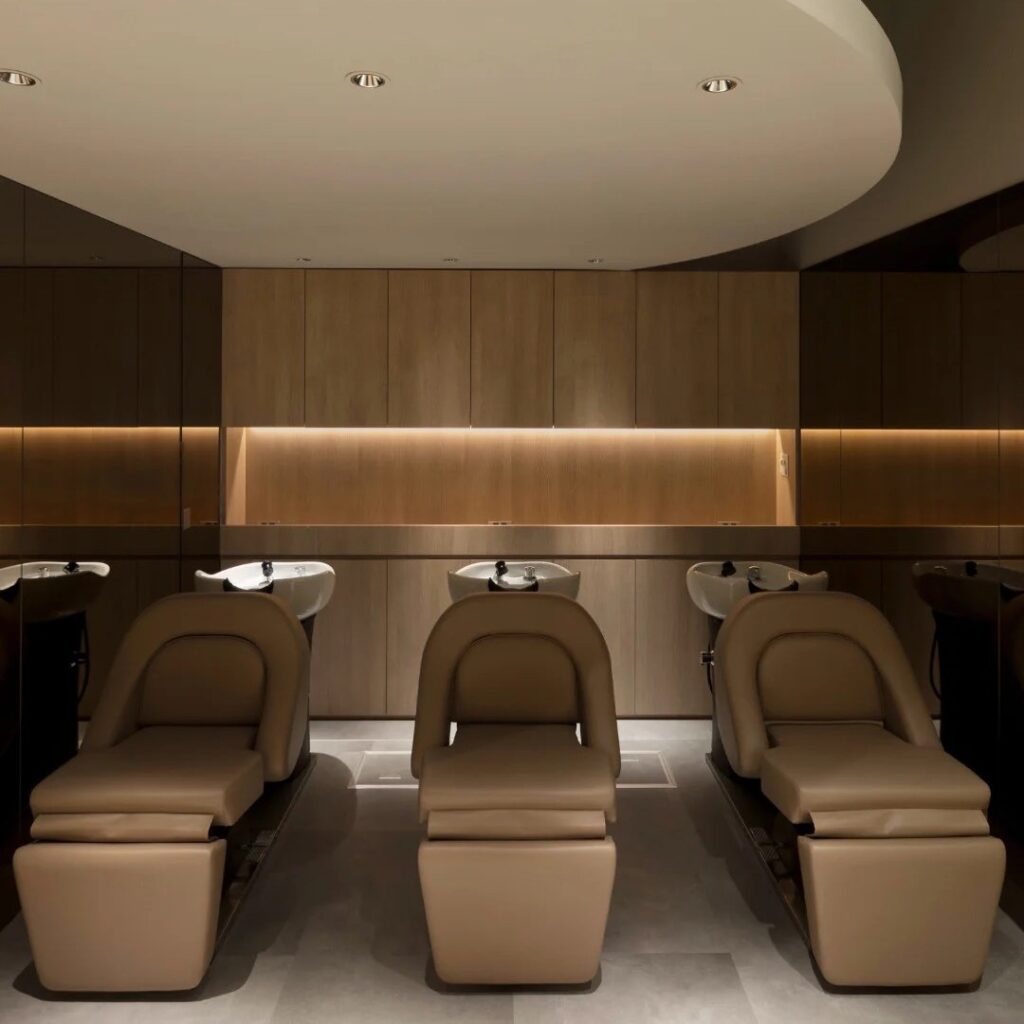 ピュアメンドのシャンプーブース写真