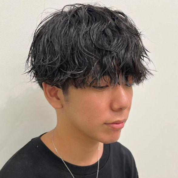 天神でメンズにおすすめの美容室juuriのメンズボブスタイル
