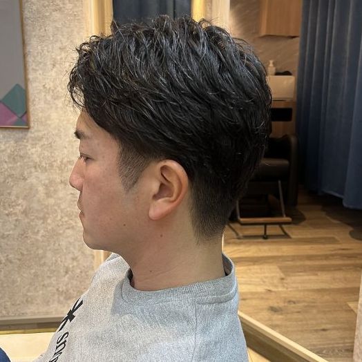 COHAQのメンズショートスタイルの写真