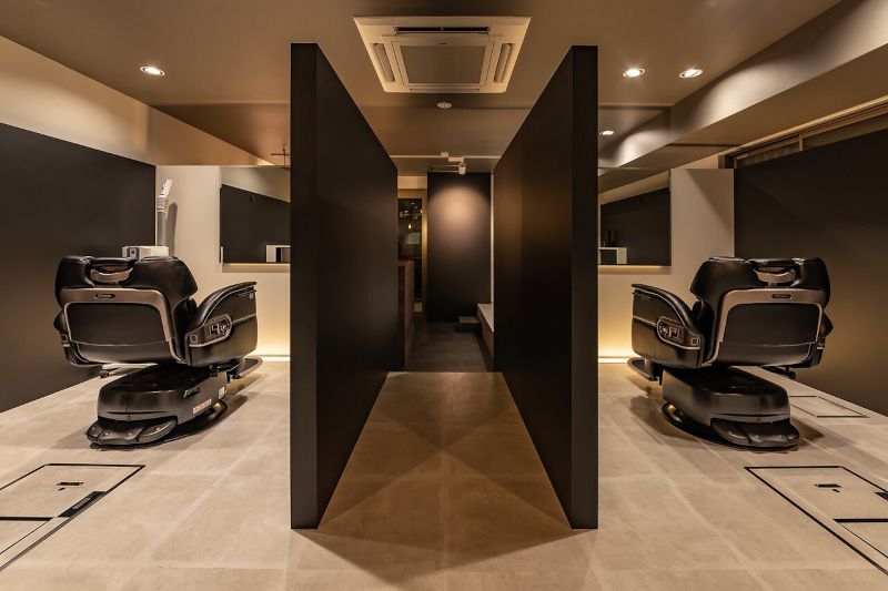 RIM HAIRの半個室空間の写真