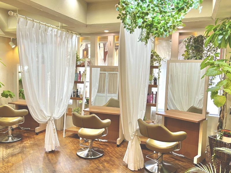 hair cafe Kotonohaの店内の写真