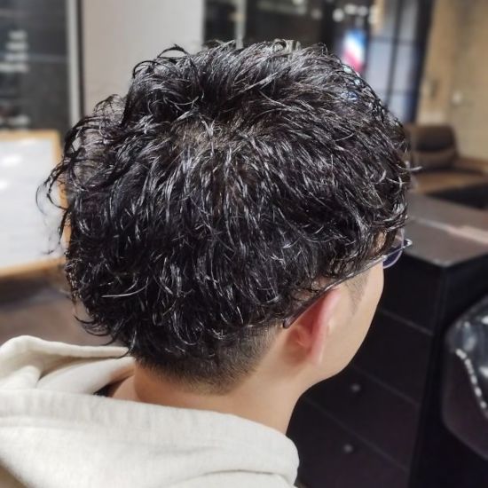 Barber House Lavie 高田馬場店のツイストスパイラルパーマスタイルの写真