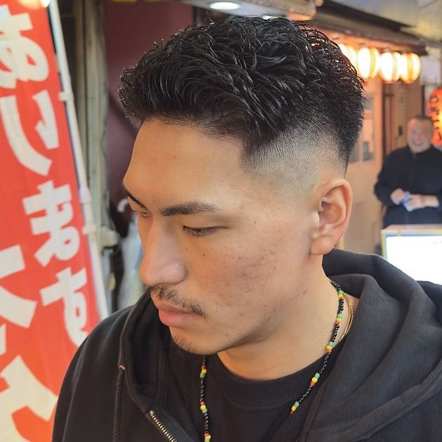 BARBER KINGのフェードスタイル