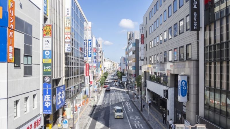 柏駅前周辺の風景写真