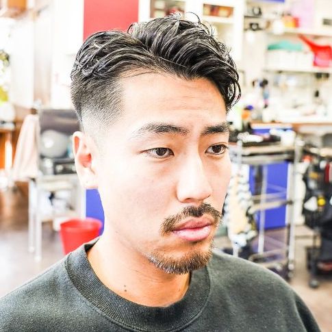 hair salon SAKAINOのメンズフェードスタイル